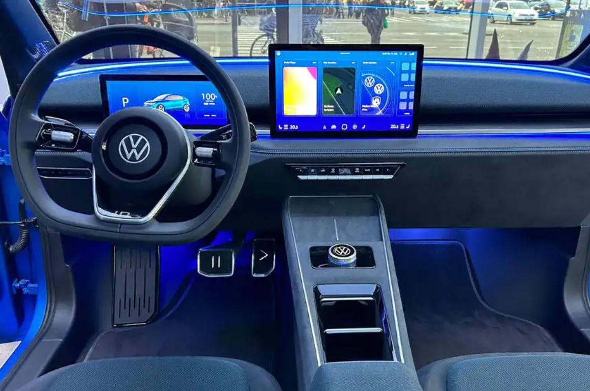 Volkswagen interior physical buttons